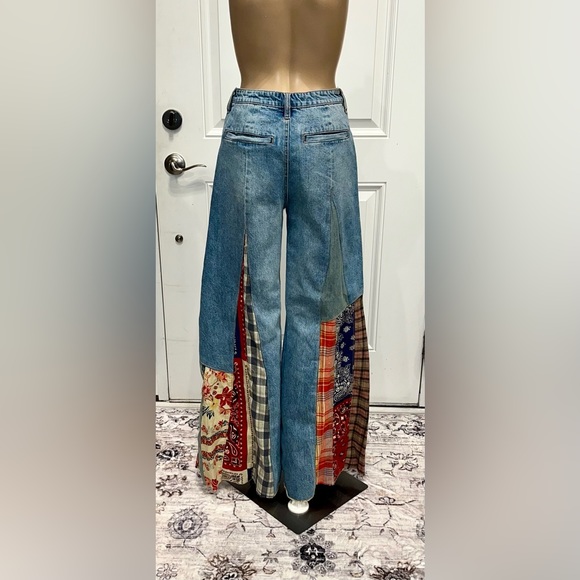 Free People Cortez Pieced Jeans - Picture 2 of 8